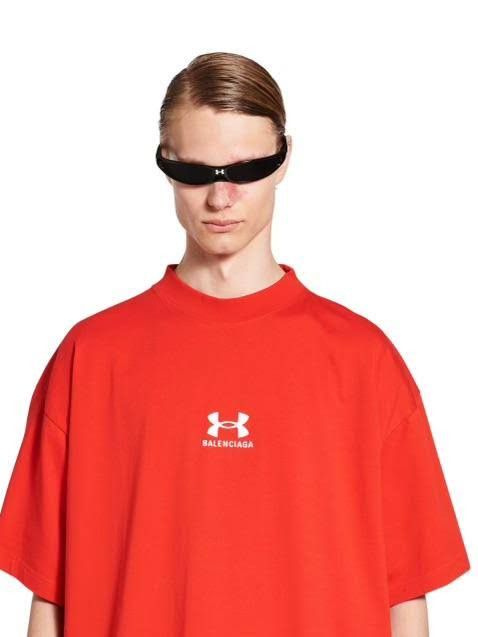 Balenciaga Balenciaga Under Armour T-shirt Oversized SIZE L Size ONE SIZE - 3 Thumbnail