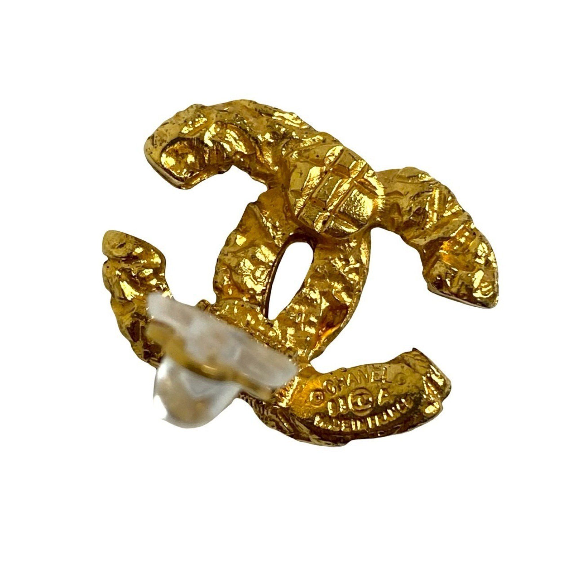 Chanel CHANEL Coco Mark Lava Earrings and Ear Cuffs, Gold, 109-7 Size ONE SIZE - 2 Thumbnail