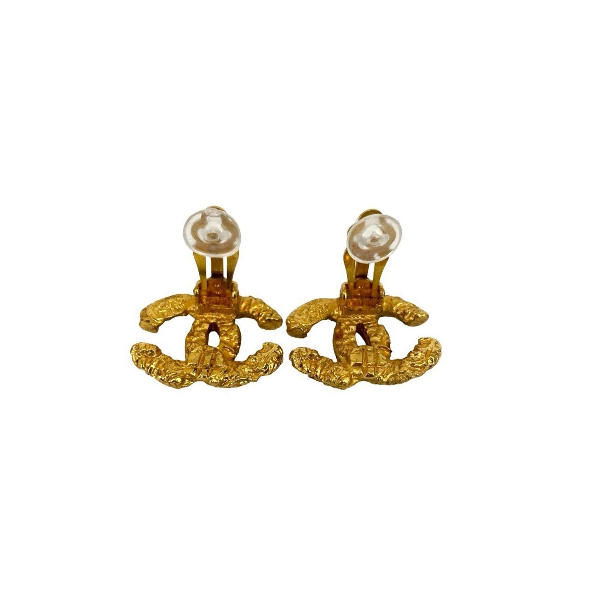Chanel CHANEL Coco Mark Lava Earrings and Ear Cuffs, Gold, 109-7 Size ONE SIZE - 6 Thumbnail