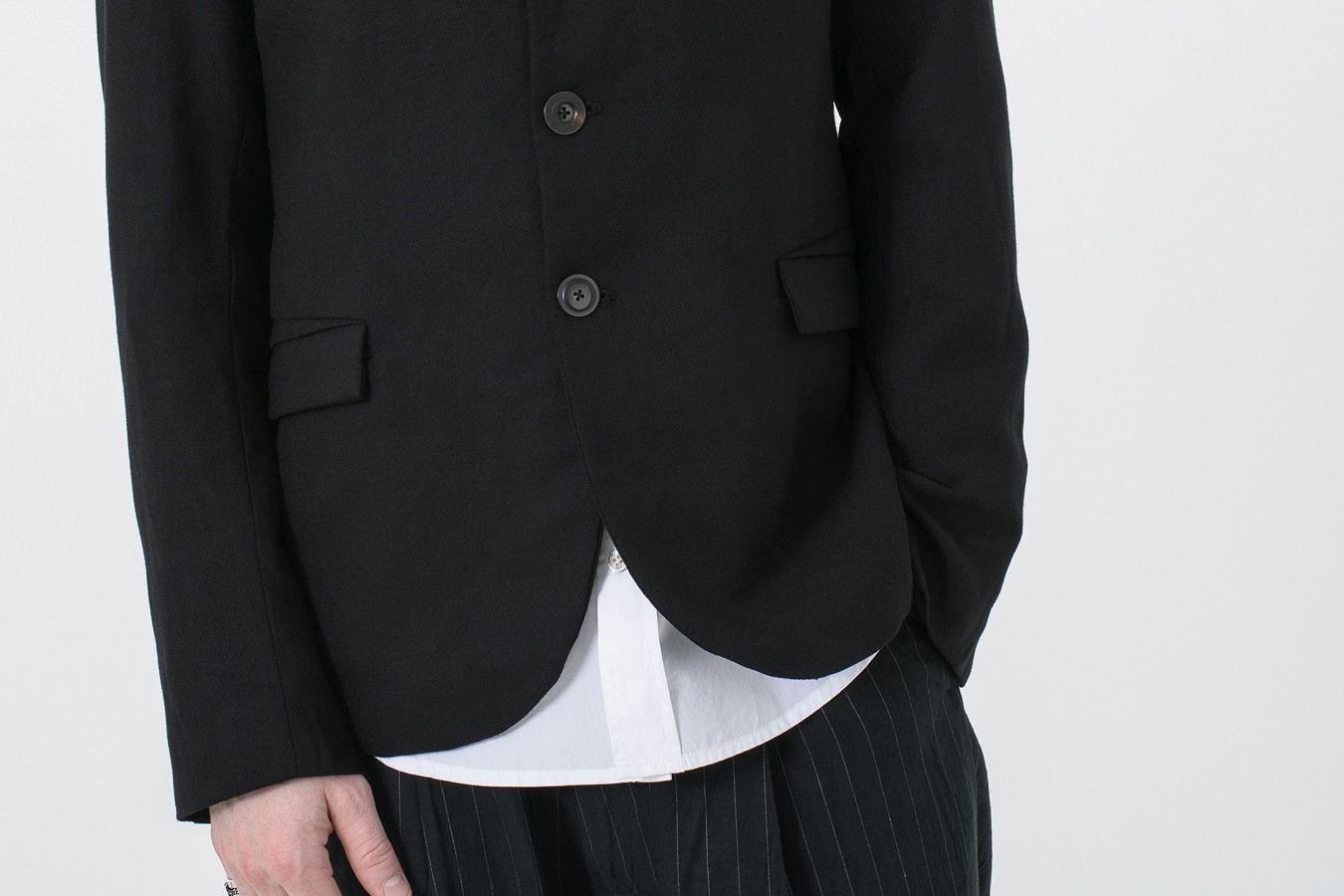 Geoffrey B. Small Biella Pure Tasmania Extrafine Wool Jacket Size US XS / EU 42 / 0 - 4 Thumbnail