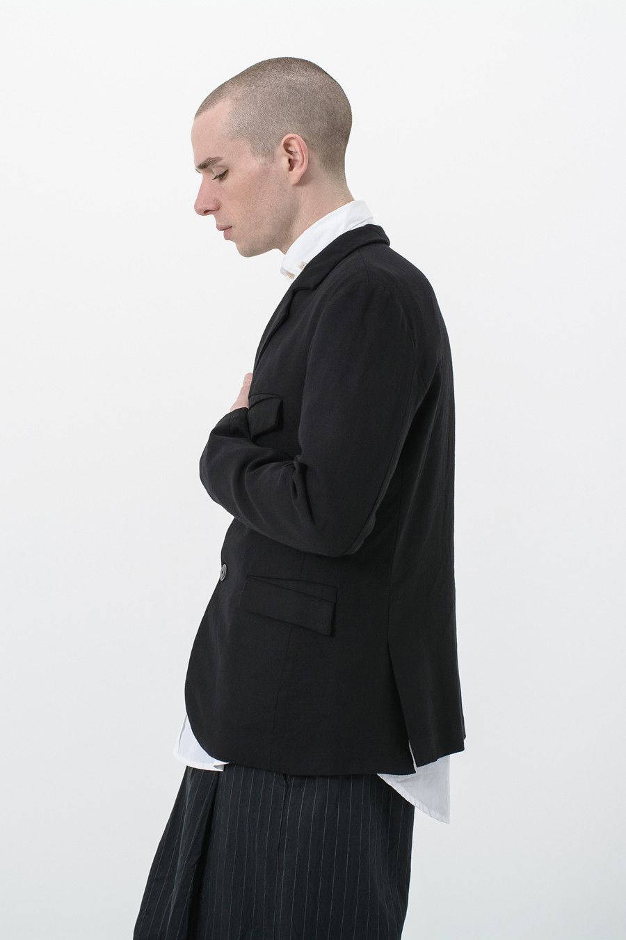Geoffrey B. Small Biella Pure Tasmania Extrafine Wool Jacket Size US XS / EU 42 / 0 - 2 Thumbnail