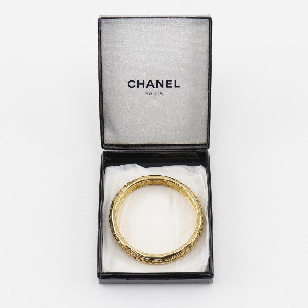 Chanel Chanel Vintage Bangle Bracelet Gold-plated Size ONE SIZE - 5 Thumbnail
