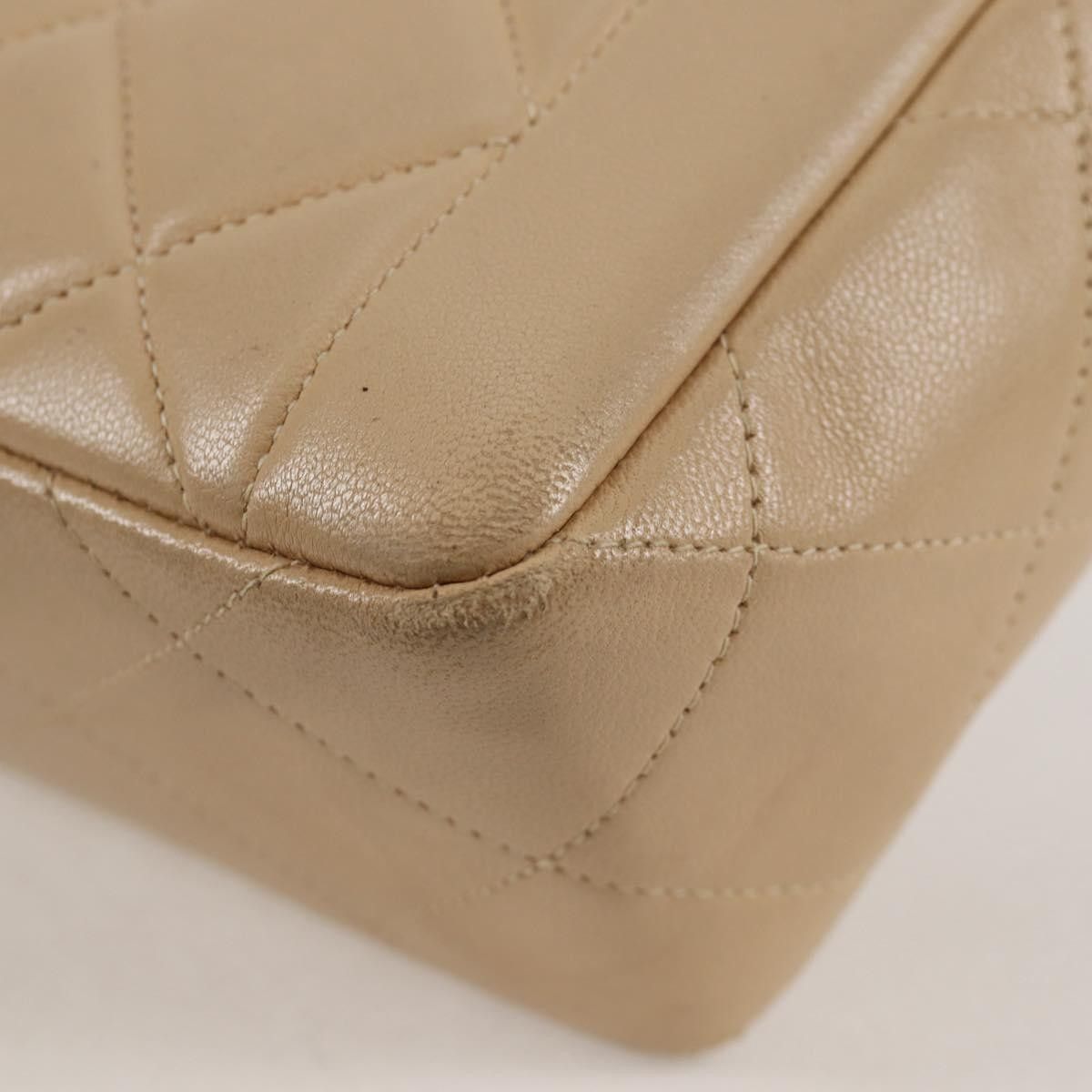 Chanel Chanel Vintage Flap Bag Quilted Lambskin Size ONE SIZE - 12 Thumbnail