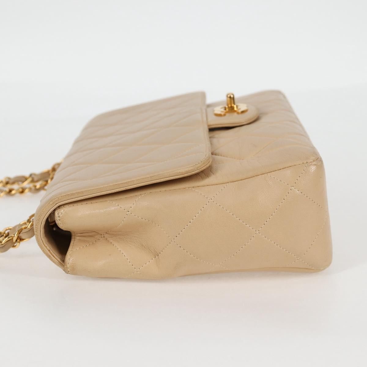 Chanel Chanel Vintage Flap Bag Quilted Lambskin Size ONE SIZE - 3 Thumbnail