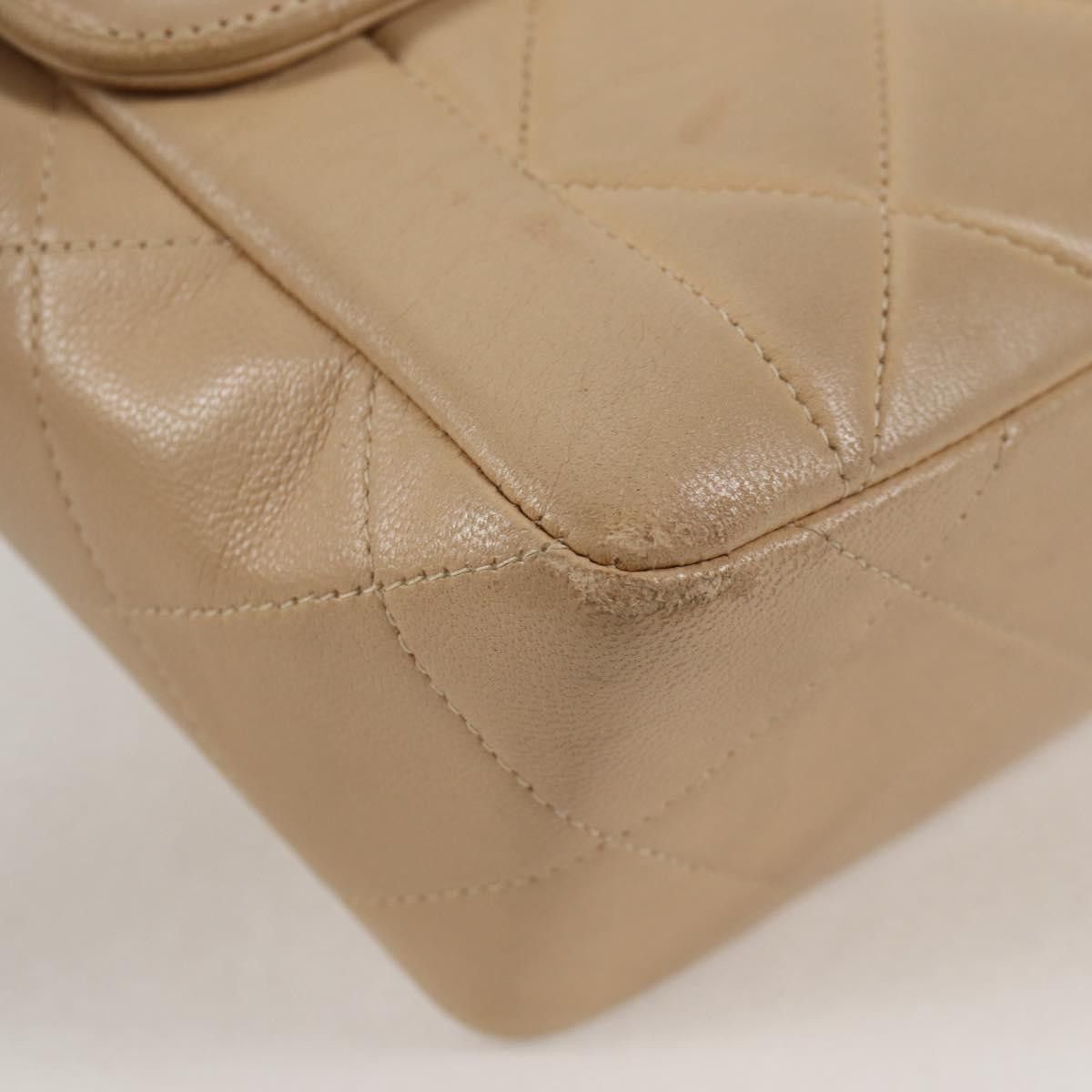 Chanel Chanel Vintage Flap Bag Quilted Lambskin Size ONE SIZE - 9 Thumbnail