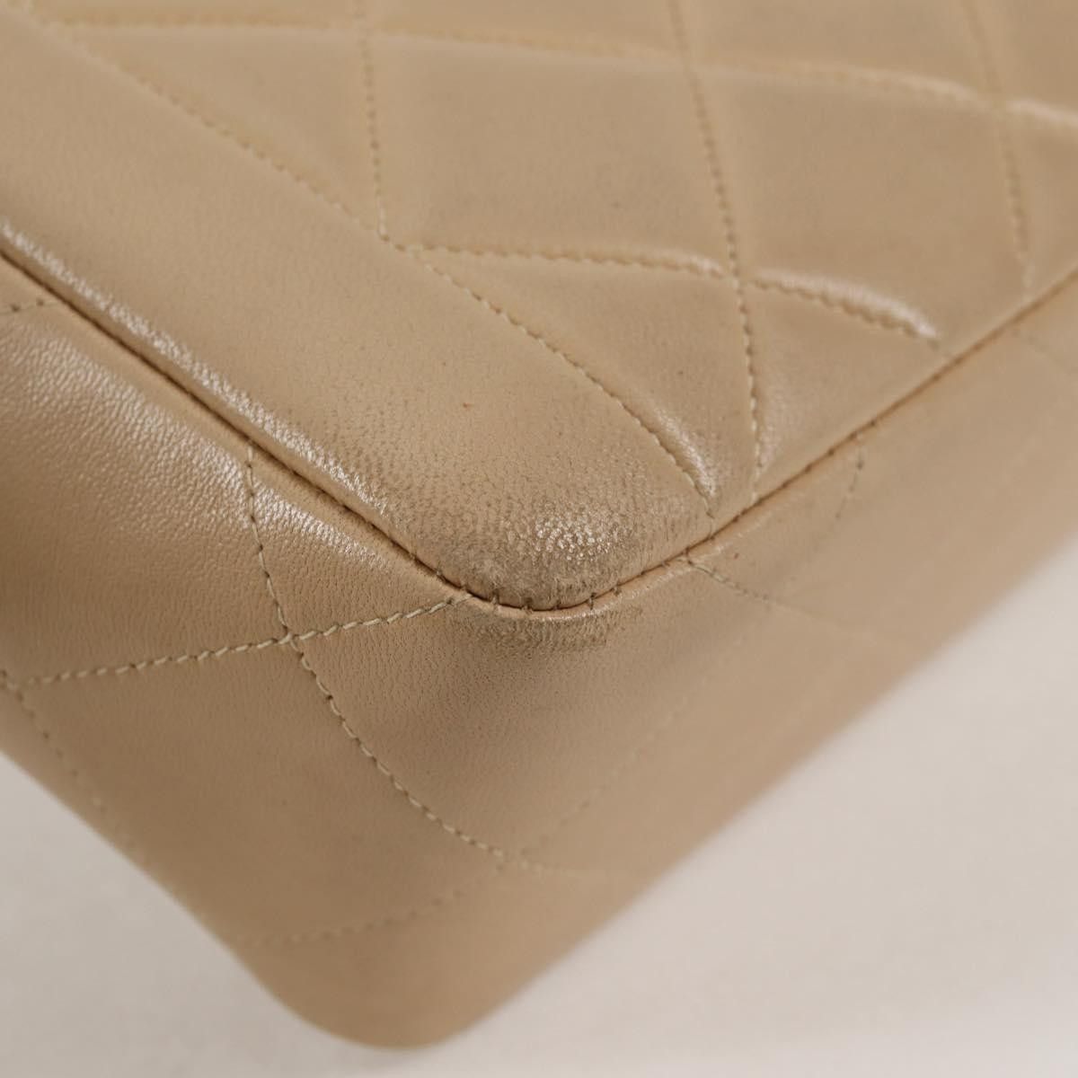 Chanel Chanel Vintage Flap Bag Quilted Lambskin Size ONE SIZE - 11 Thumbnail