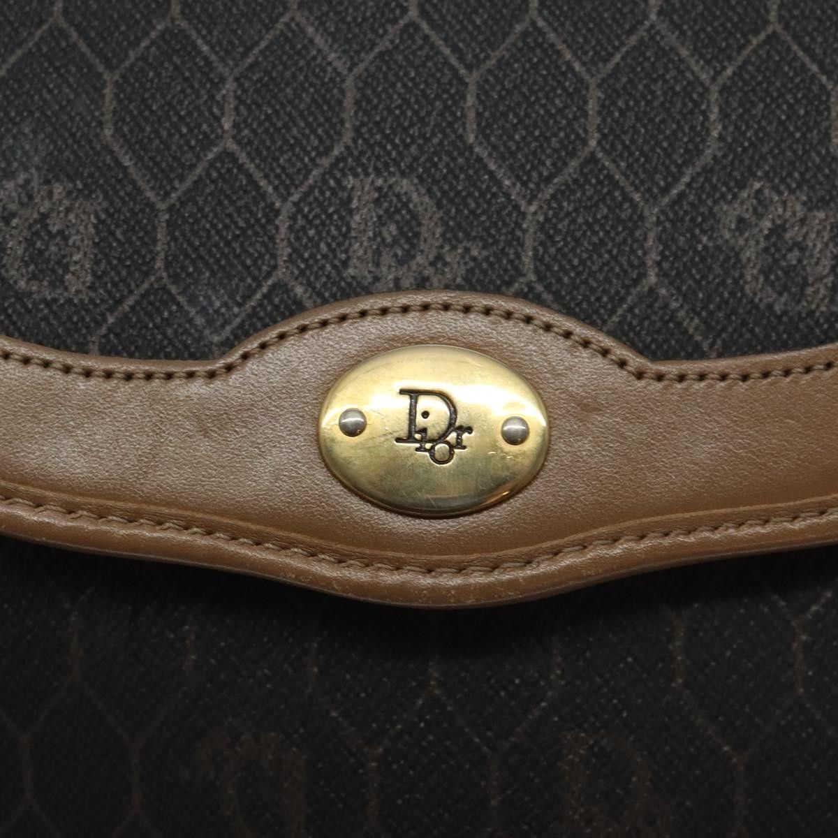 Dior Christian Dior Vintage Honeycomb Shoulder Bag Canvas Size ONE SIZE - 14 Thumbnail