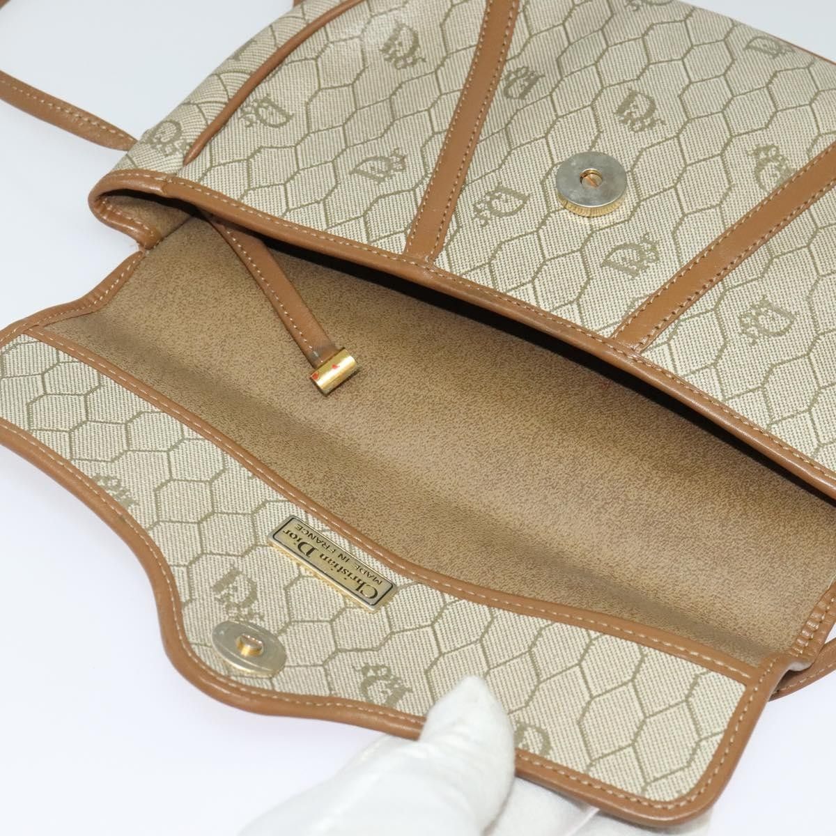 Dior Christian Dior Vintage Honeycomb Canvas Size ONE SIZE - 16 Thumbnail