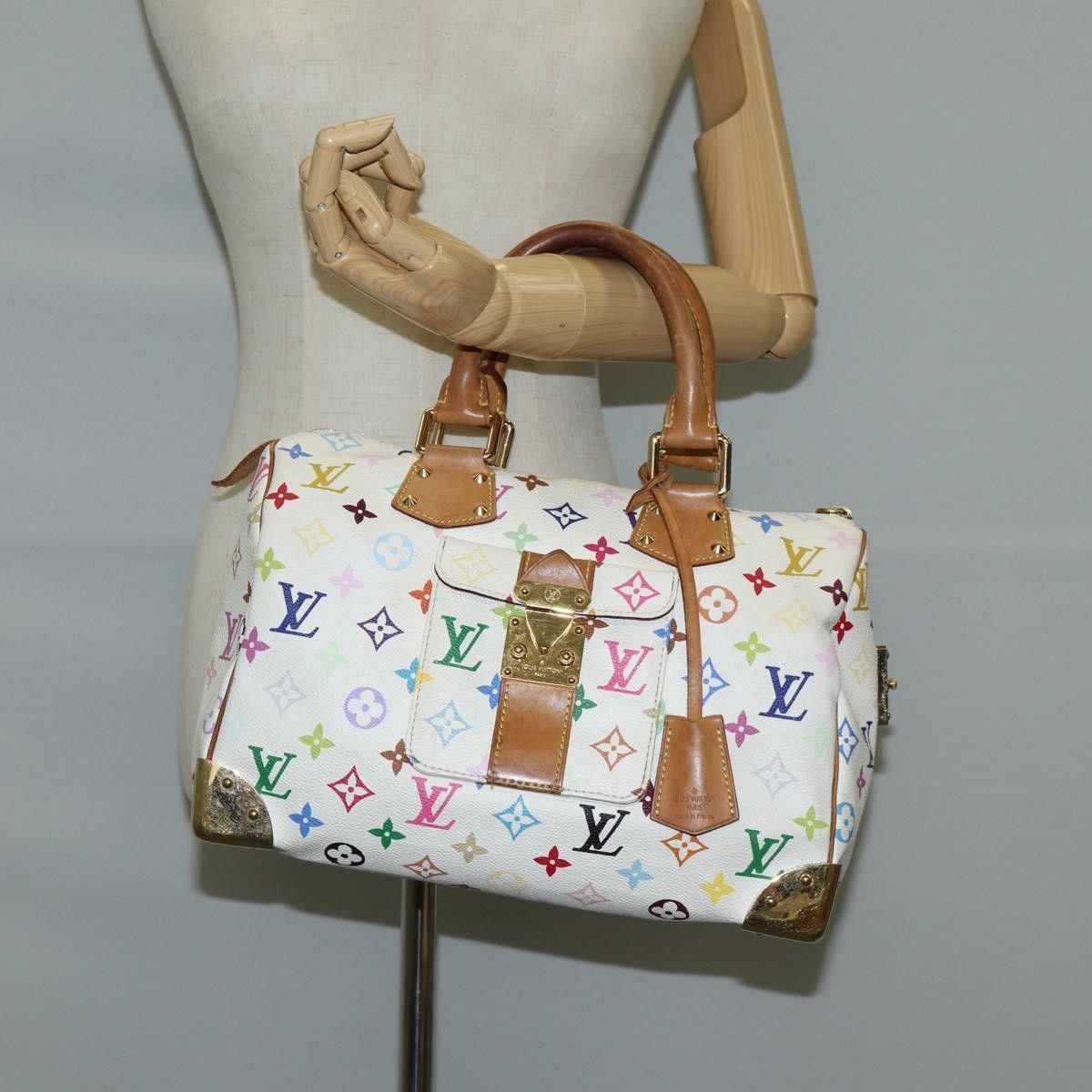 Louis Vuitton Louis Vuitton Speedy Handbag Monogram Multicolor Size ONE SIZE - 14 Thumbnail