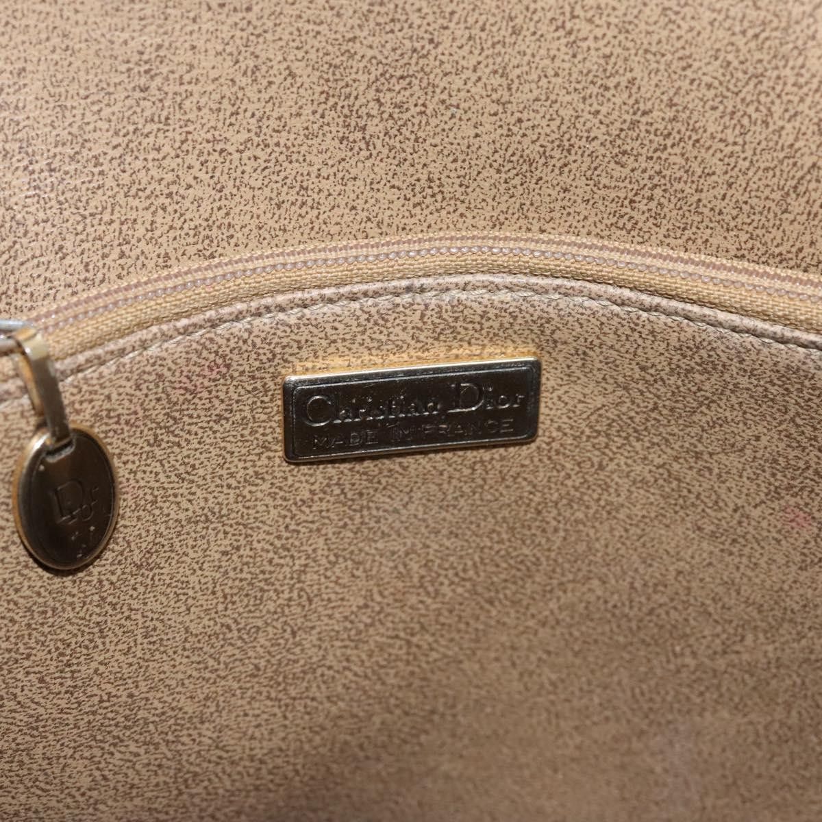 Dior Christian Dior Vintage Honeycomb Handbag Canvas Leather Size ONE SIZE - 6 Thumbnail