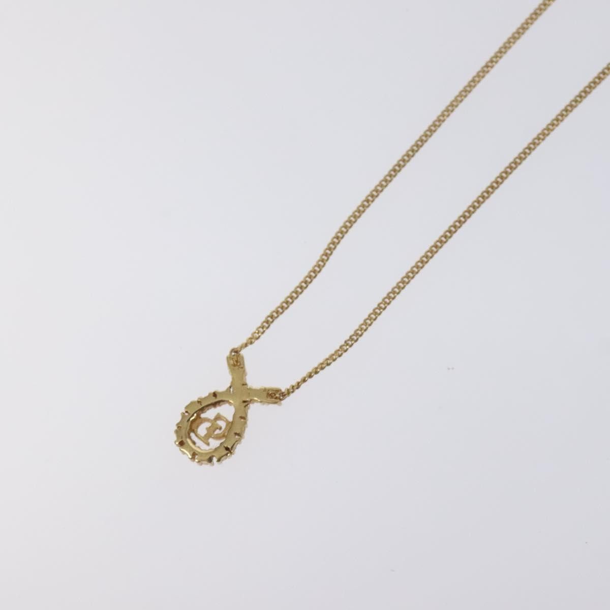 Dior Christian Dior CD Pendant Necklace Gold-plated Size ONE SIZE - 4 Thumbnail