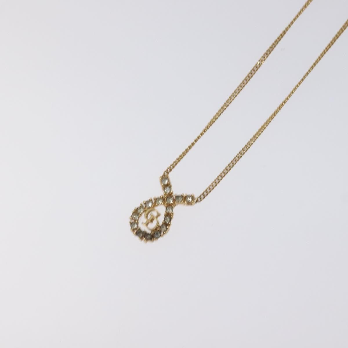 Dior Christian Dior CD Pendant Necklace Gold-plated Size ONE SIZE - 3 Thumbnail