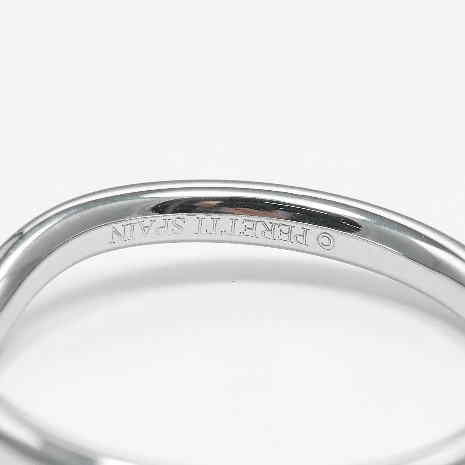 Tiffany & Co. Tiffany & Co. Elsa Peretti Curved Wedding Band Ring Platinum Size ONE SIZE - 9 Thumbnail