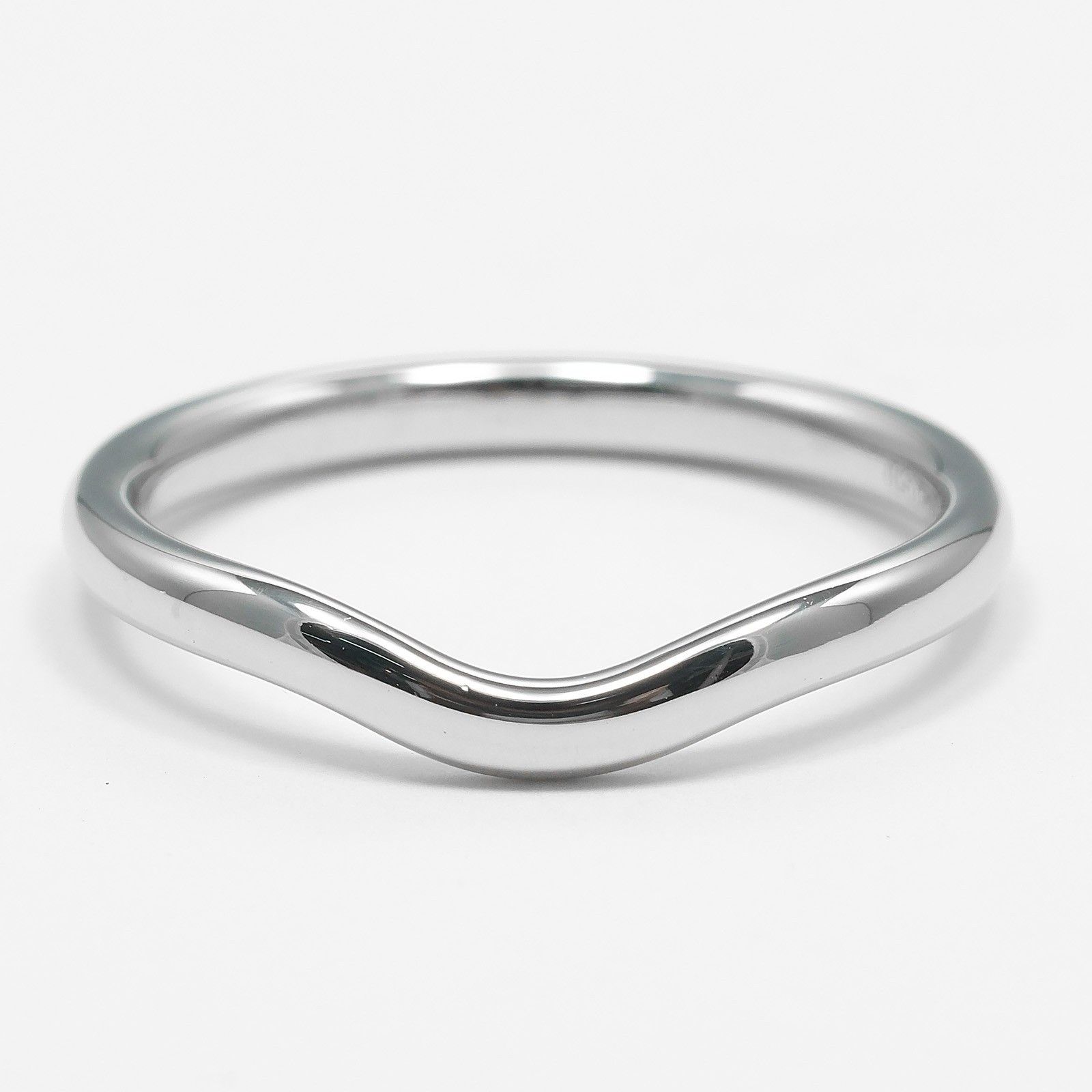 Tiffany & Co. Tiffany & Co. Elsa Peretti Curved Wedding Band Ring Platinum Size ONE SIZE - 2 Thumbnail