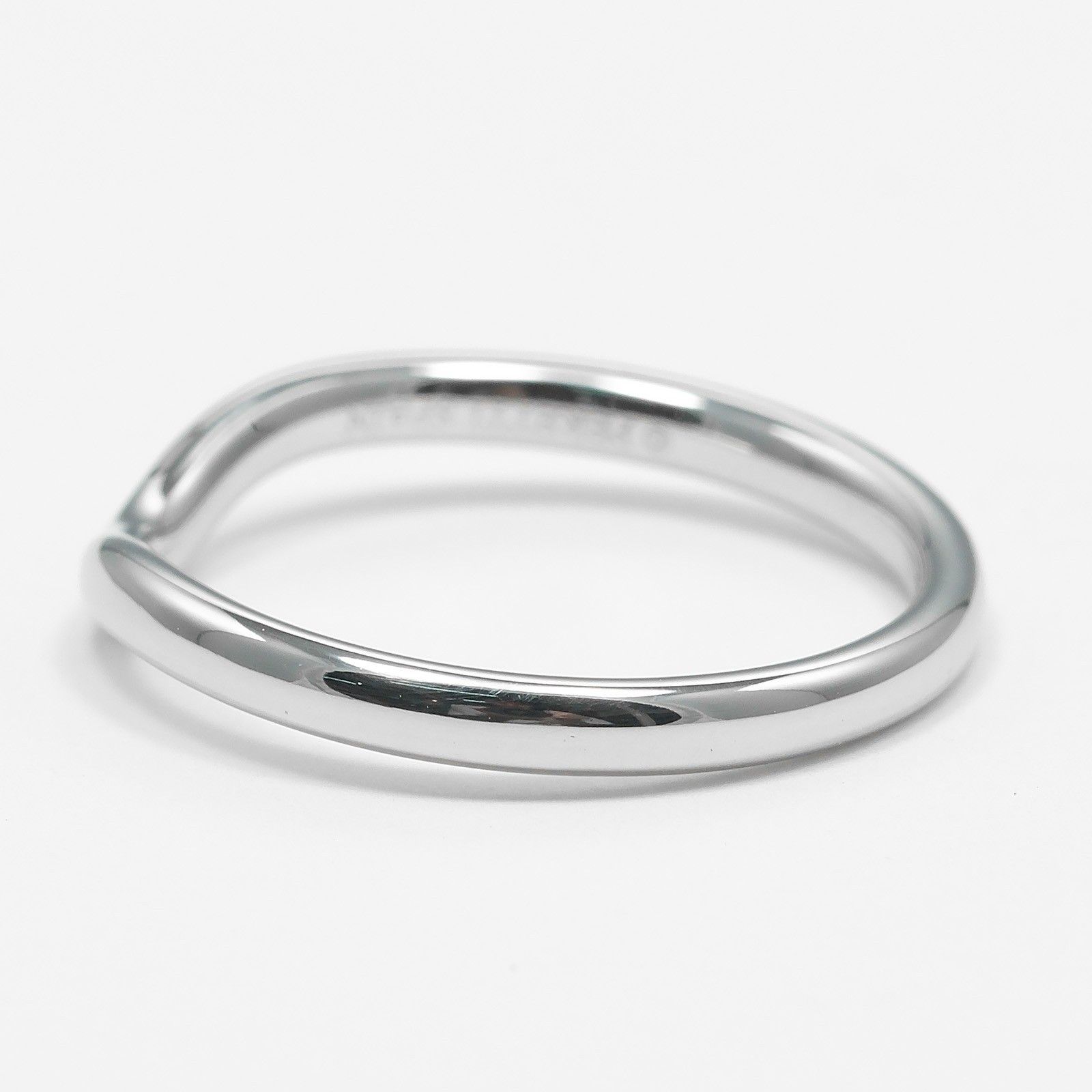 Tiffany & Co. Tiffany & Co. Elsa Peretti Curved Wedding Band Ring Platinum Size ONE SIZE - 3 Thumbnail