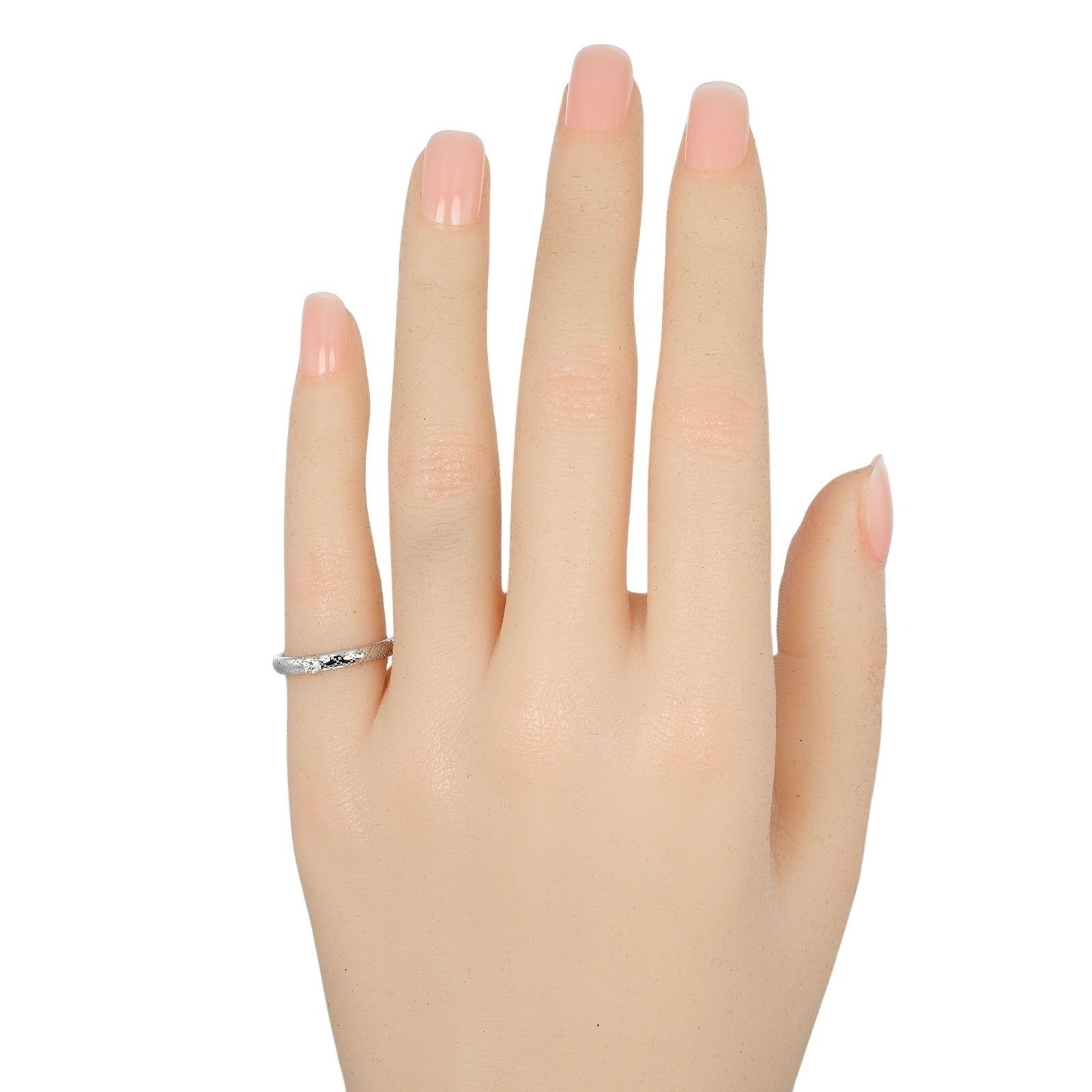 Gucci Gucci Diamantissima Ring 18K White Gold and Diamond Size ONE SIZE - 9 Thumbnail