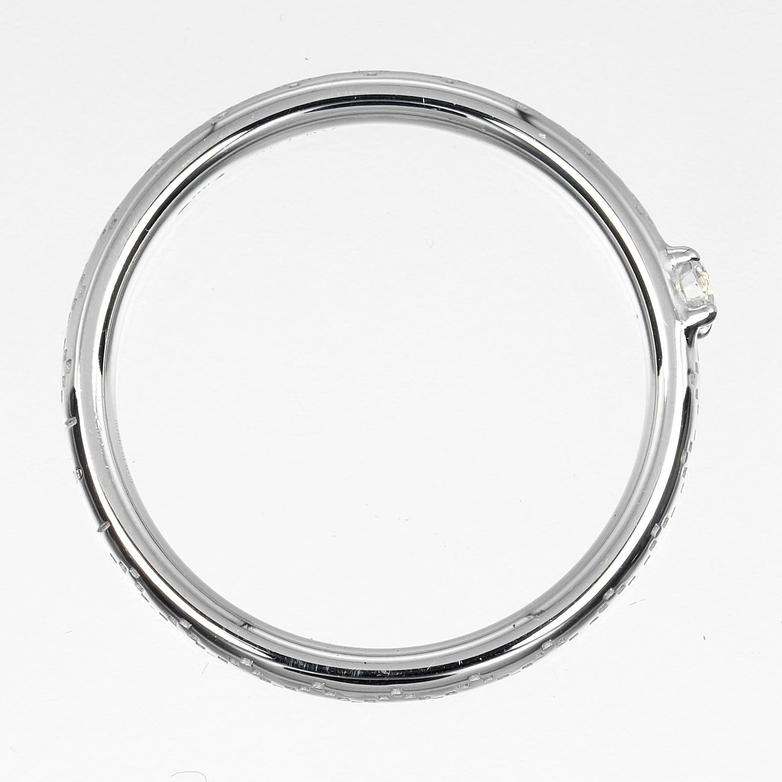 Gucci Gucci Diamantissima Ring 18K White Gold and Diamond Size ONE SIZE - 6 Thumbnail