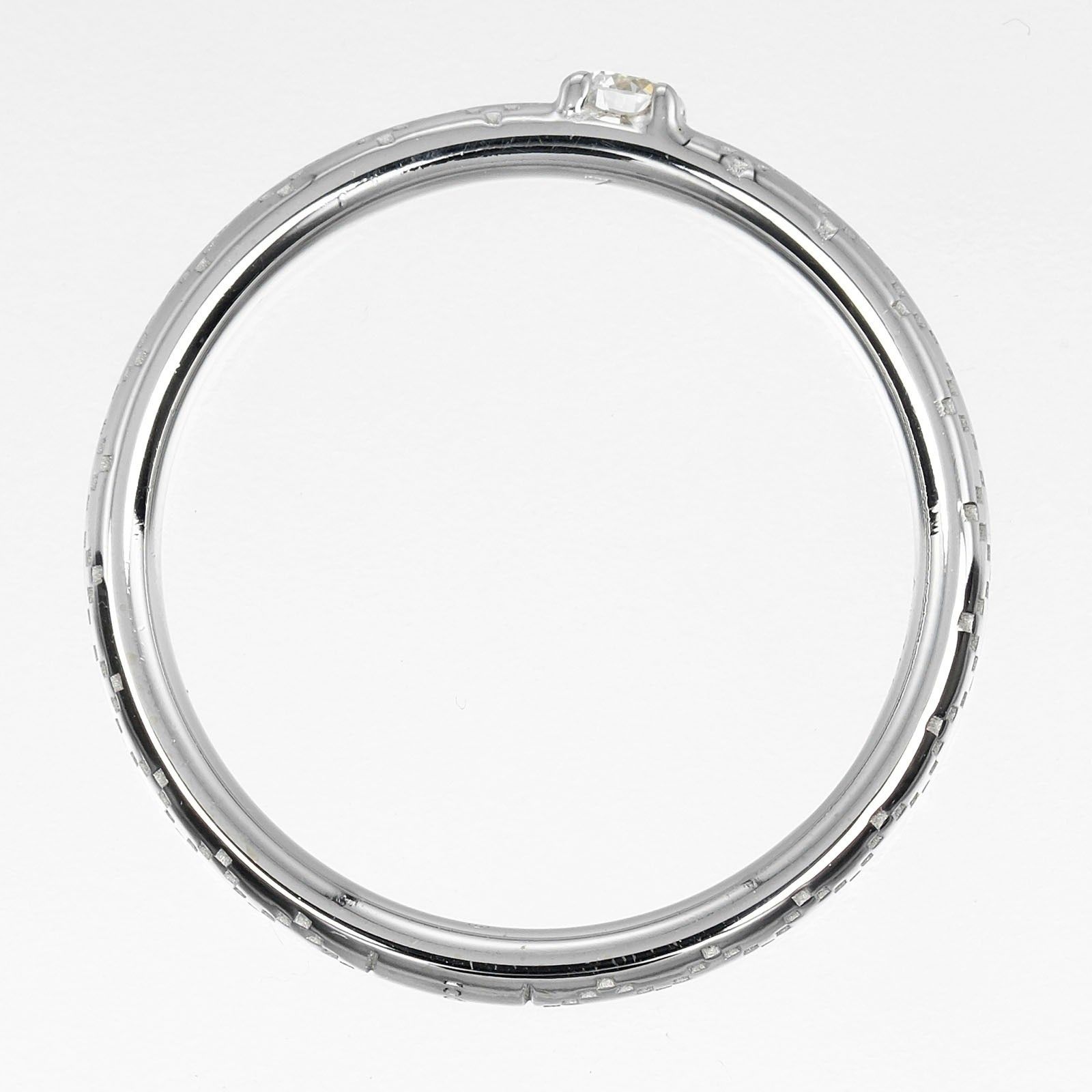 Gucci Gucci Diamantissima Ring 18K White Gold and Diamond Size ONE SIZE - 5 Thumbnail