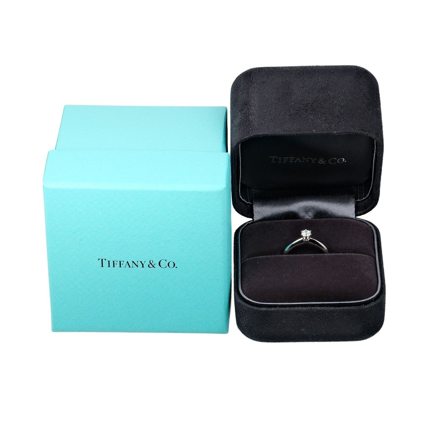 Tiffany & Co. Tiffany & Co. Tiffany Setting Solitaire Ring Platinum with RBC Diamond I/VS1 Size ONE SIZE - 10 Thumbnail