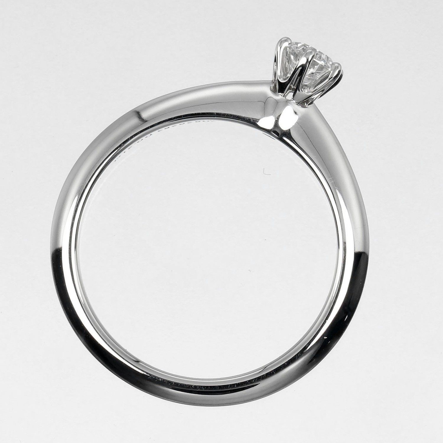 Tiffany & Co. Tiffany & Co. Tiffany Setting Solitaire Ring Platinum with RBC Diamond I/VS1 Size ONE SIZE - 6 Thumbnail