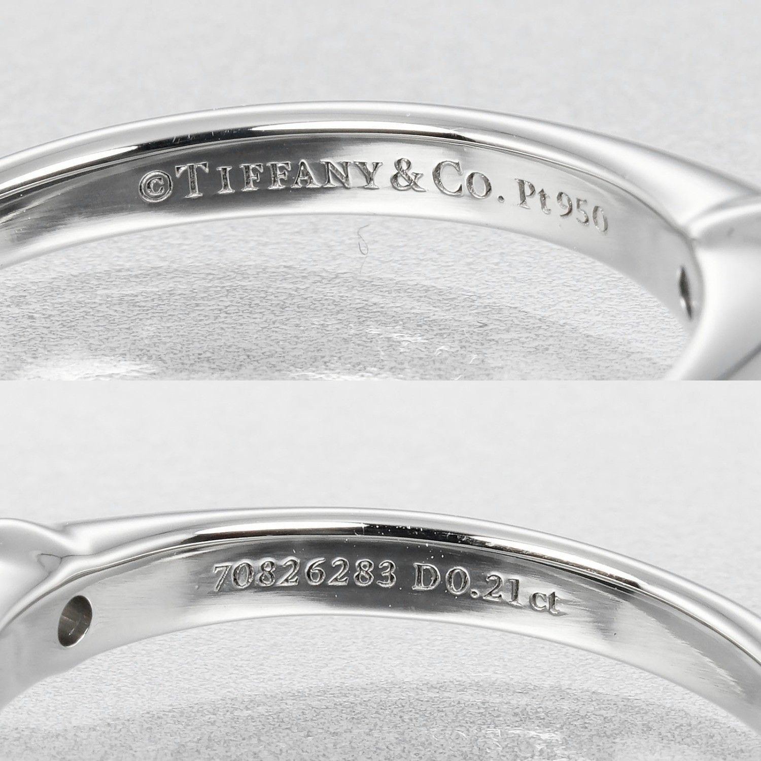 Tiffany & Co. Tiffany & Co. Tiffany Setting Solitaire Ring Platinum with RBC Diamond I/VS1 Size ONE SIZE - 7 Thumbnail
