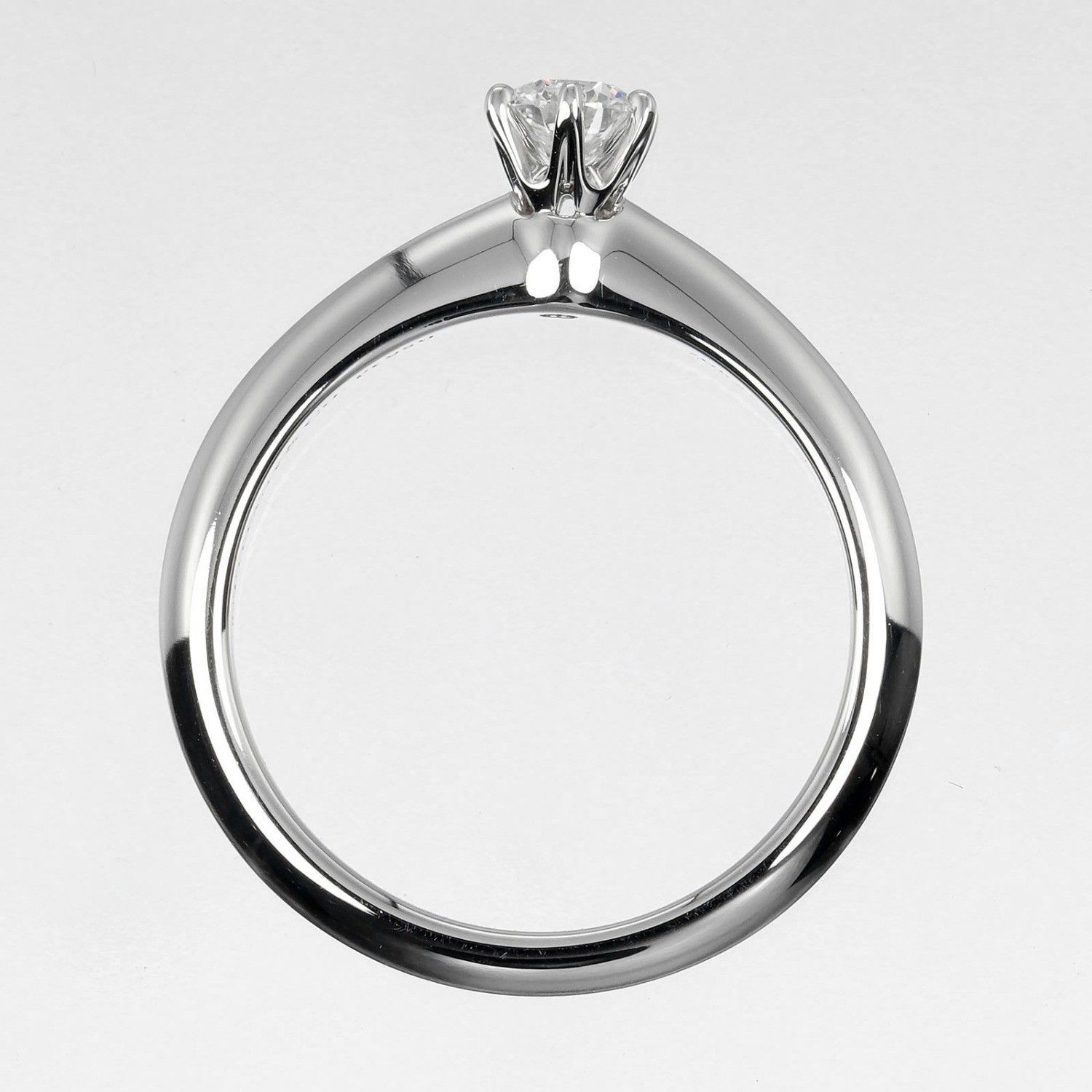 Tiffany & Co. Tiffany & Co. Tiffany Setting Solitaire Ring Platinum with RBC Diamond I/VS1 Size ONE SIZE - 5 Thumbnail