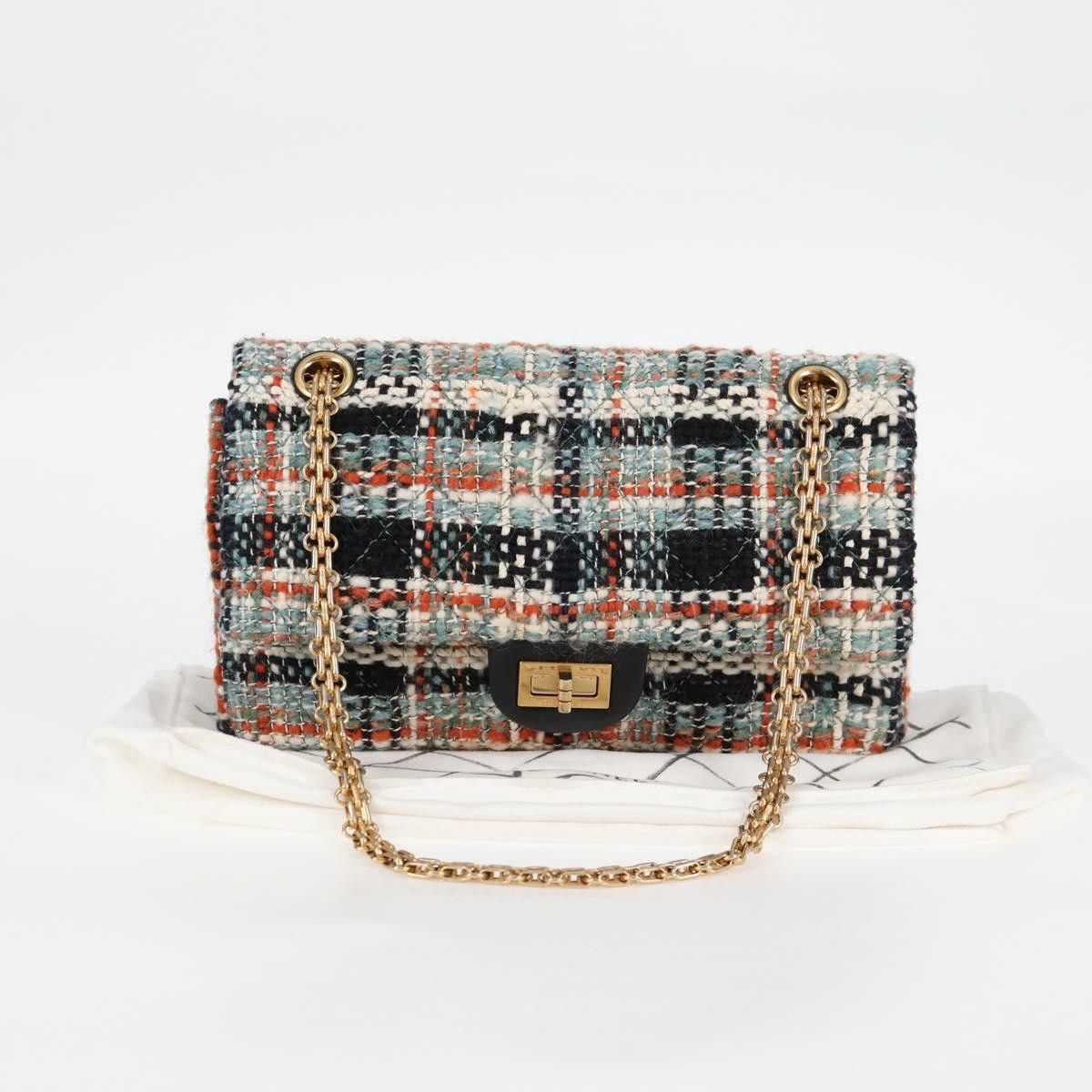 Chanel Chanel Reissue 2.55 Flap Bag Quilted Tweed Size ONE SIZE - 12 Thumbnail