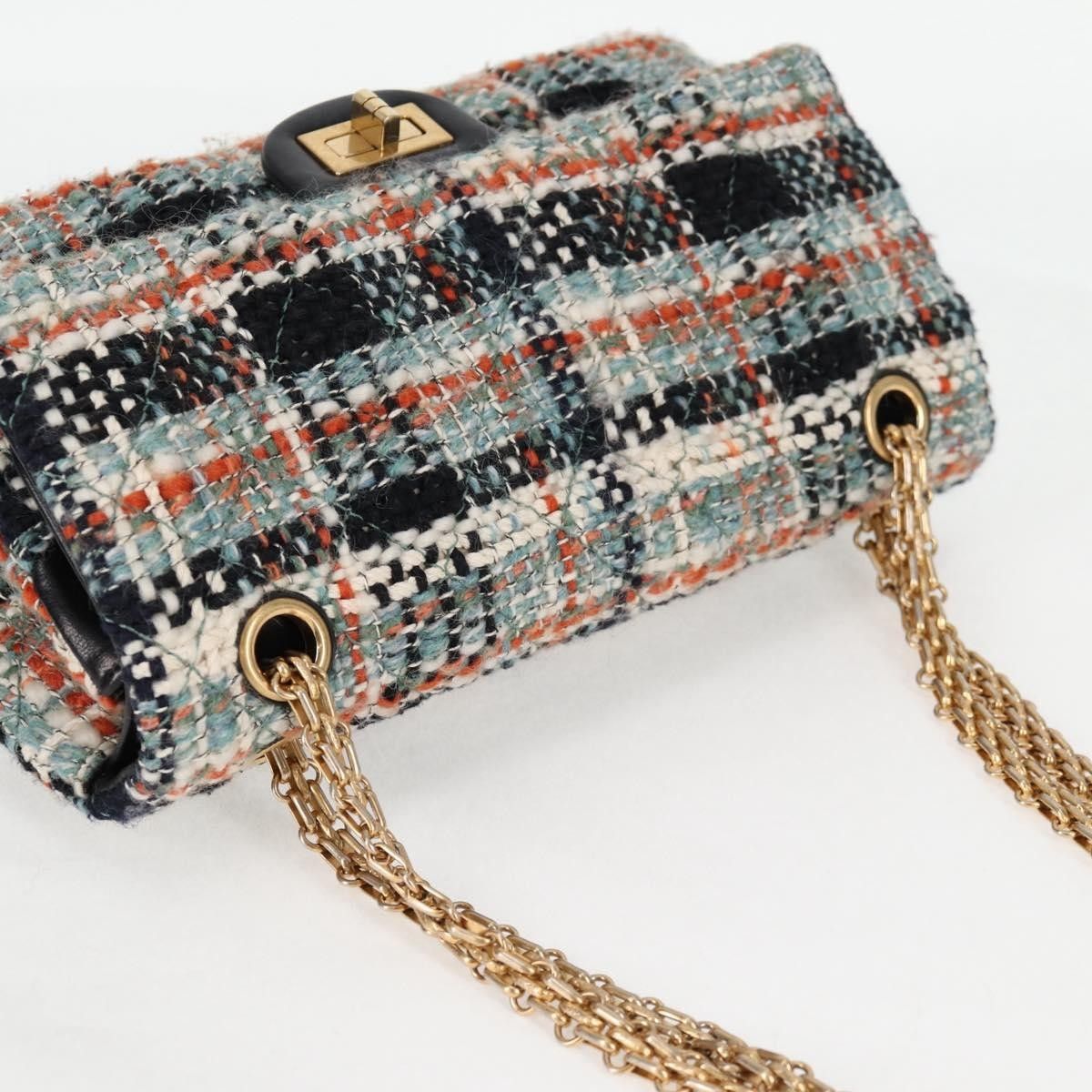 Chanel Chanel Reissue 2.55 Flap Bag Quilted Tweed Size ONE SIZE - 6 Thumbnail