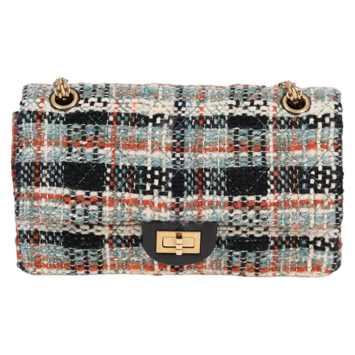 Chanel Chanel Reissue 2.55 Flap Bag Quilted Tweed Size ONE SIZE - 13 Thumbnail