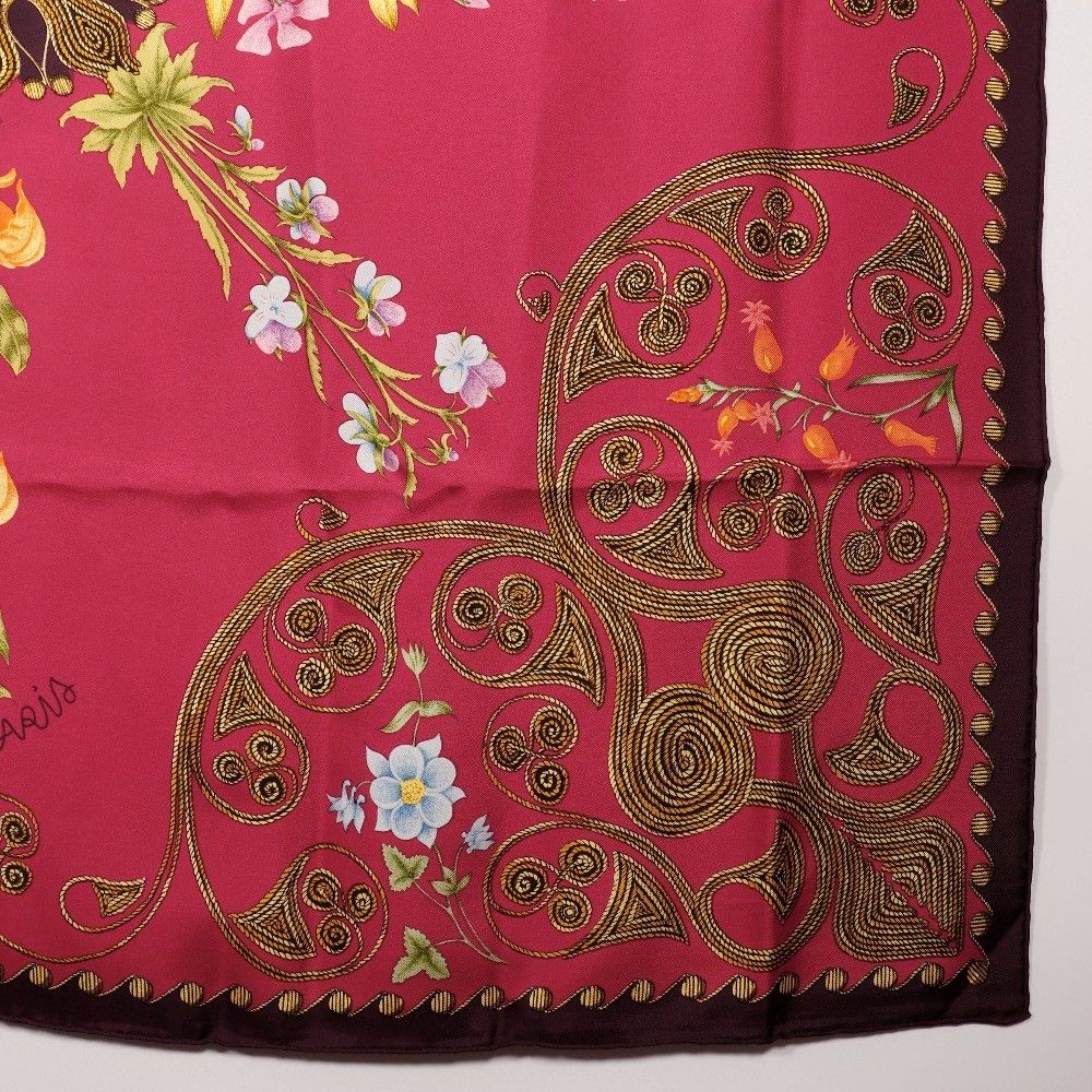 Hermes Hermes Carré 90 Silk multicolor Size ONE SIZE - 5 Thumbnail