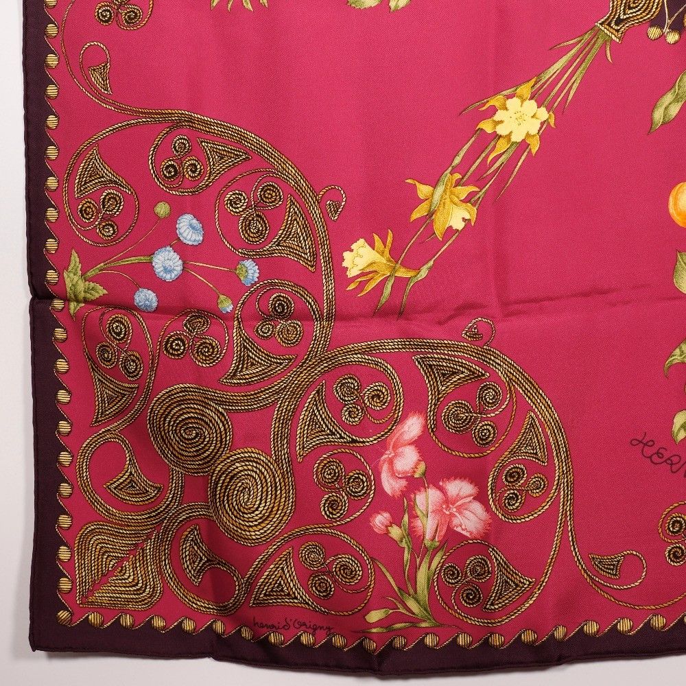 Hermes Hermes Carré 90 Silk multicolor Size ONE SIZE - 4 Thumbnail