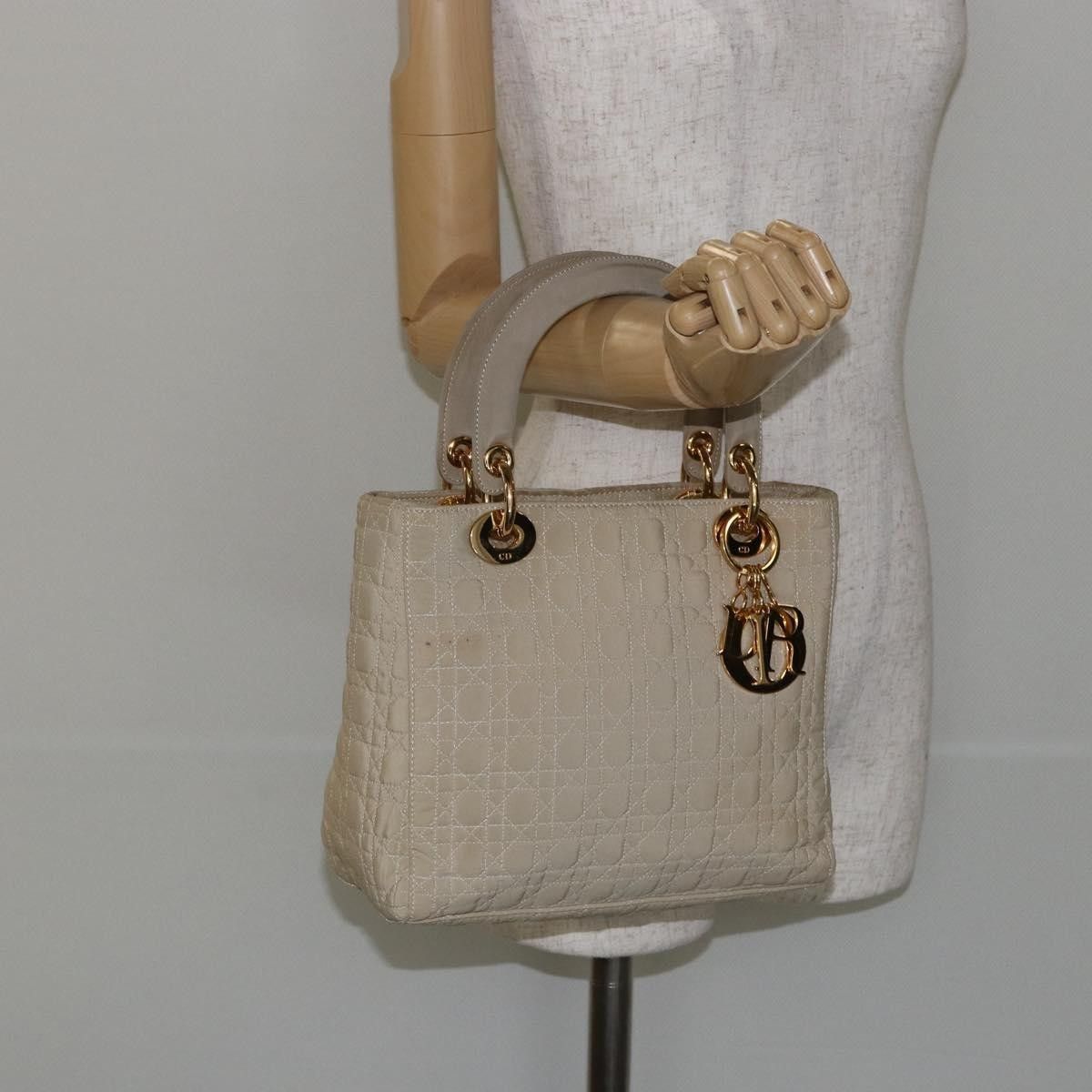 Dior Christian Dior Lady Dior Bag Nylon Size ONE SIZE - 14 Thumbnail