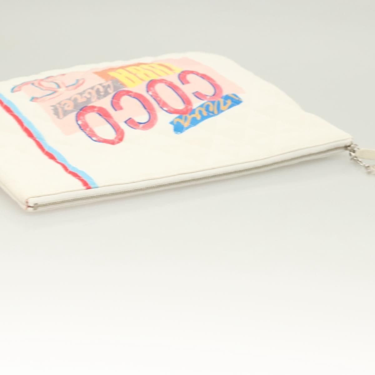 Chanel Chanel Coco Cuba Pouch Printed Quilted Canvas Size ONE SIZE - 13 Thumbnail