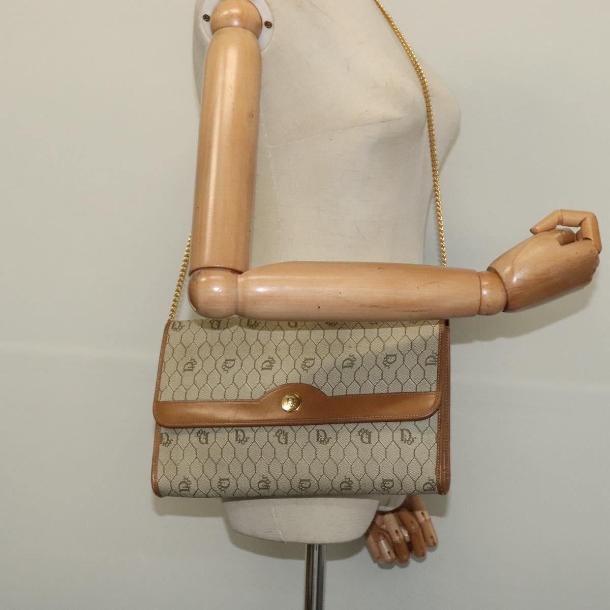 Dior Christian Dior Vintage Honeycomb chain Canvas Size ONE SIZE - 12 Thumbnail