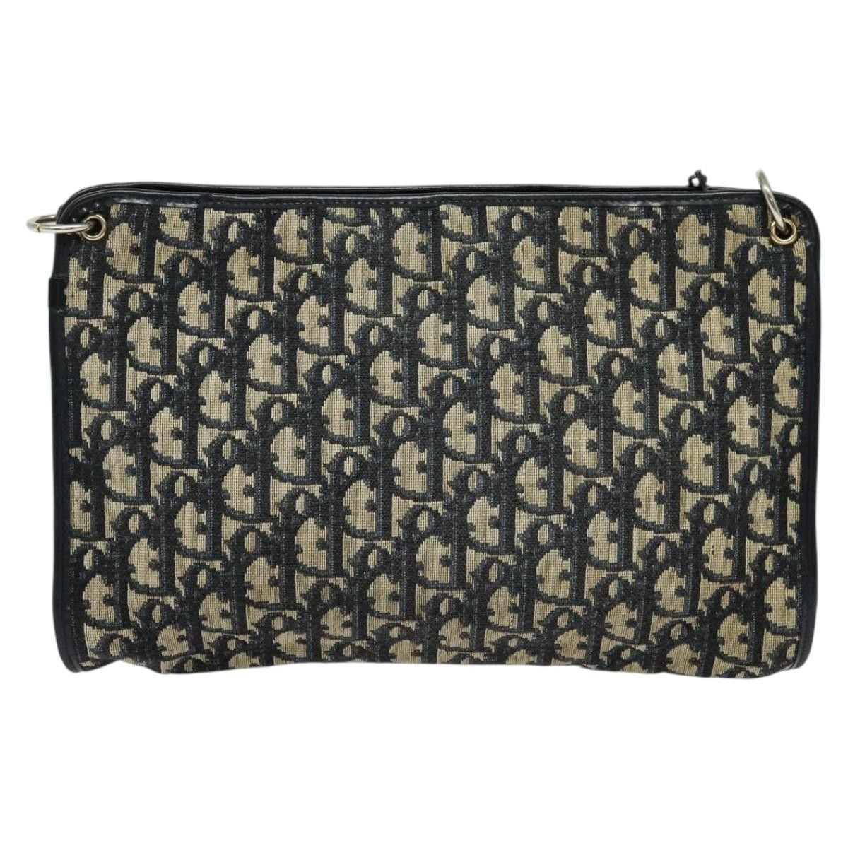 Dior Christian Dior Vintage Trotter Shoulder Bag Canvas Size ONE SIZE - 2 Thumbnail
