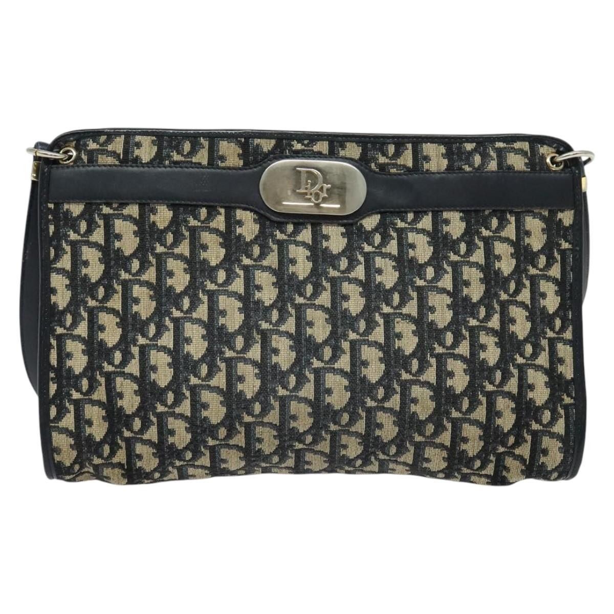 Dior Christian Dior Vintage Trotter Shoulder Bag Canvas Size ONE SIZE - 17 Thumbnail