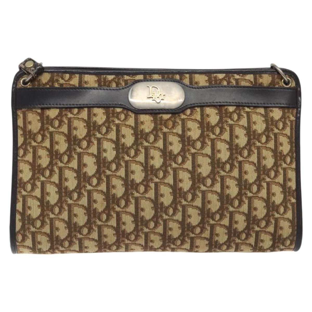 Dior Christian Dior Vintage Trotter Shoulder Bag Canvas Size ONE SIZE - 17 Thumbnail