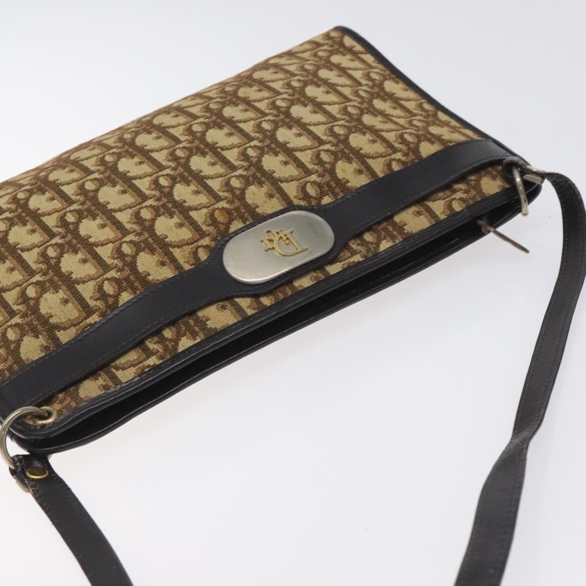 Dior Christian Dior Vintage Trotter Shoulder Bag Canvas Size ONE SIZE - 14 Thumbnail