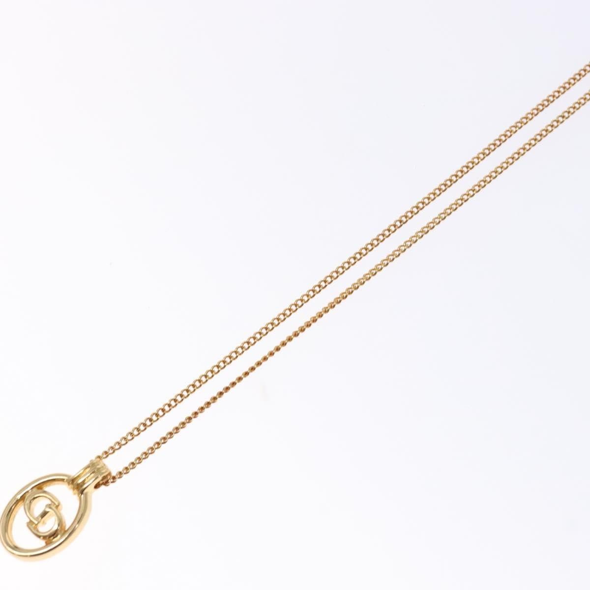 Dior Christian Dior CD Pendant Necklace Gold-plated Size ONE SIZE - 5 Thumbnail