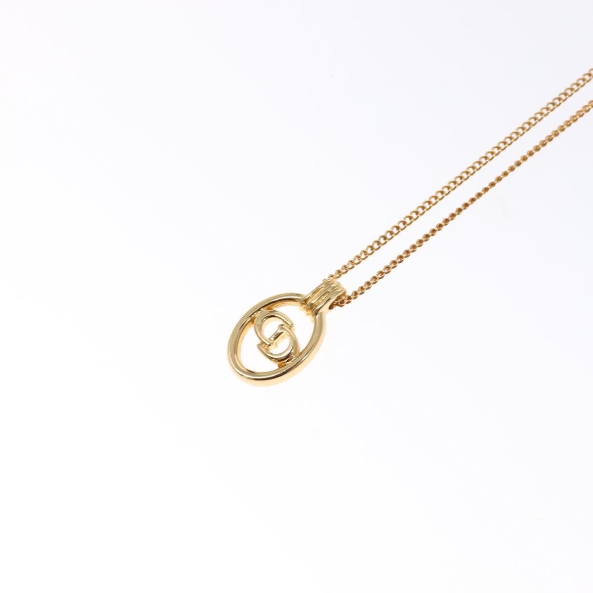 Dior Christian Dior CD Pendant Necklace Gold-plated Size ONE SIZE - 4 Thumbnail