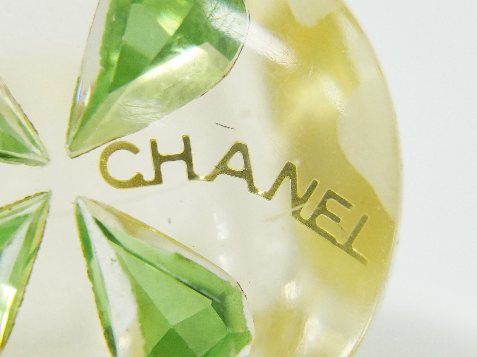 Chanel Chanel Clover Ring Resin Size ONE SIZE - 5 Thumbnail