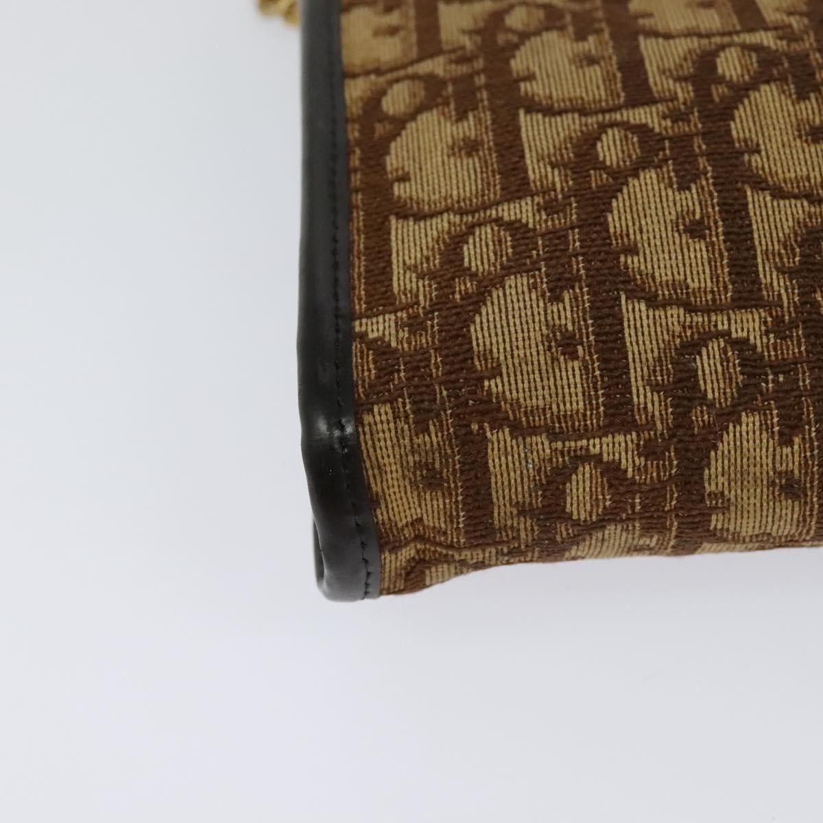 Dior Christian Dior Vintage Trotter Flap Shoulder Bag Canvas Size ONE SIZE - 10 Thumbnail