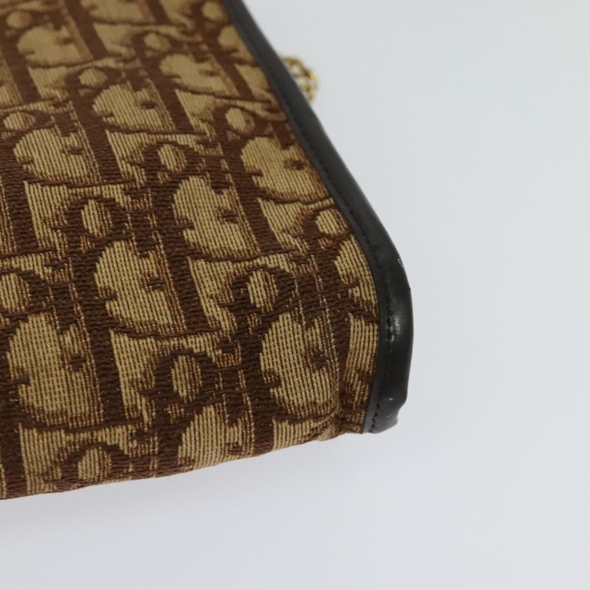 Dior Christian Dior Vintage Trotter Flap Shoulder Bag Canvas Size ONE SIZE - 11 Thumbnail