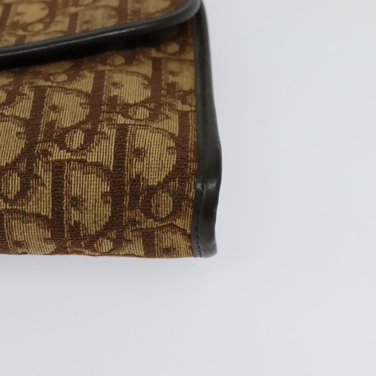Dior Christian Dior Vintage Trotter Flap Shoulder Bag Canvas Size ONE SIZE - 9 Thumbnail