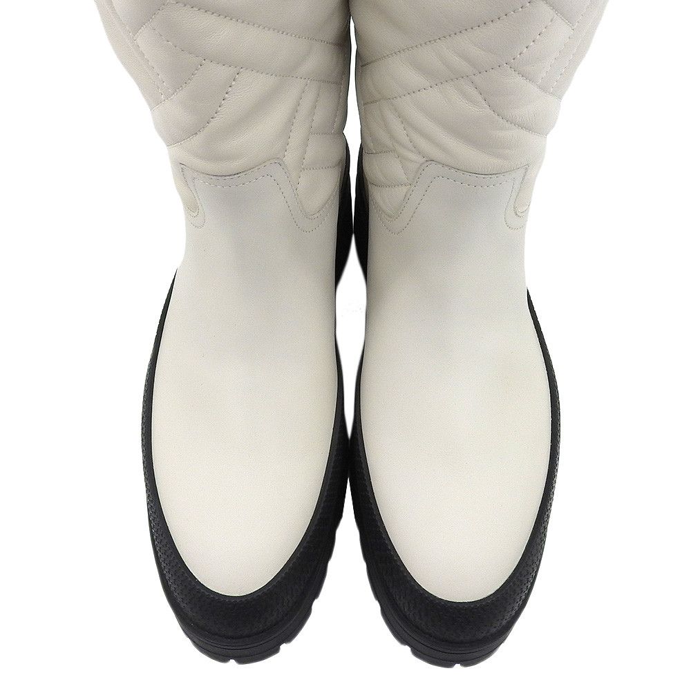 Hermes Hermes Hermes FUJI Leather Long Boots Leather Shoes DUTY FREE for USA Size ONE SIZE - 2 Thumbnail