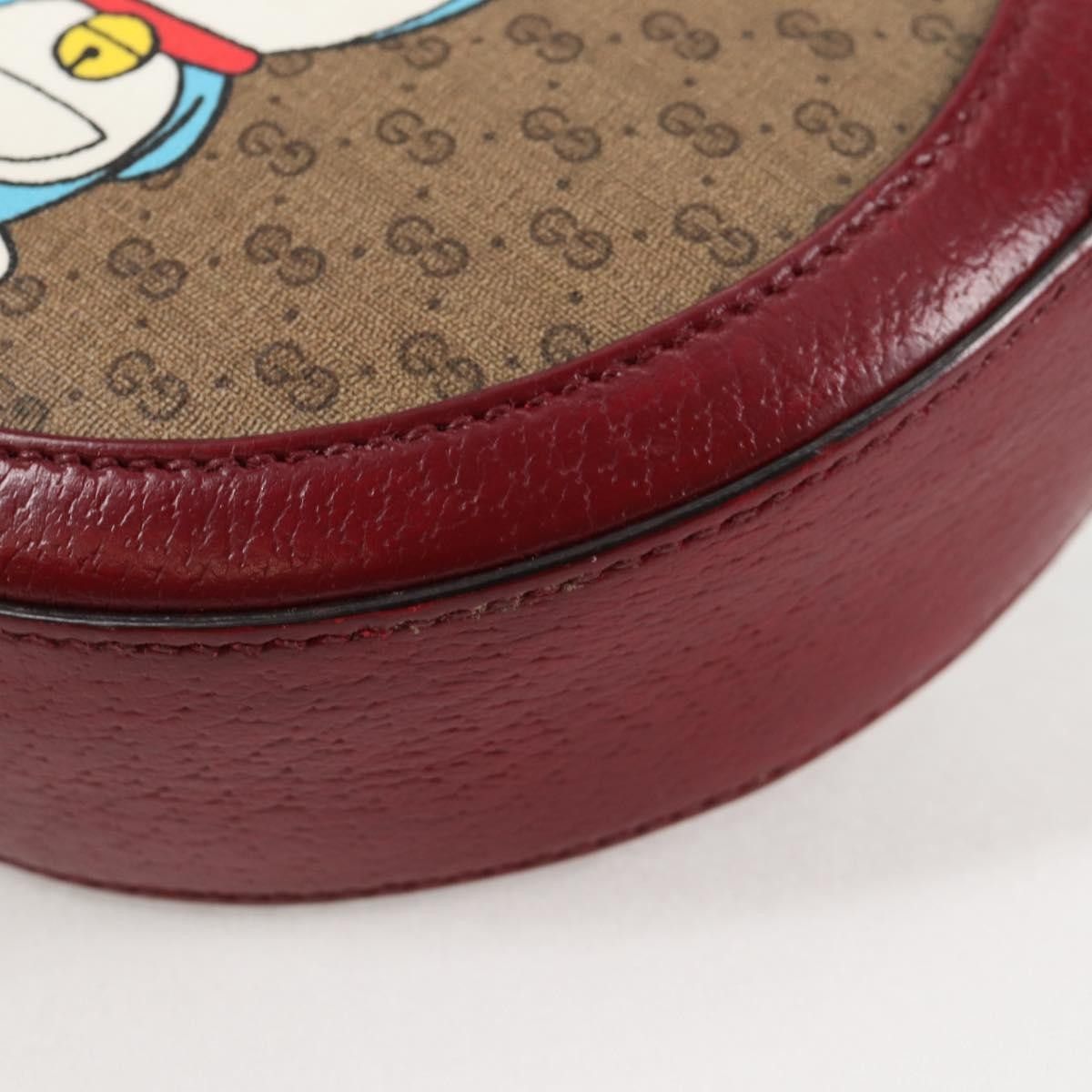 Gucci Gucci Doraemon Round Shoulder Bag Printed Mini GG Coated Canvas Size ONE SIZE - 9 Thumbnail