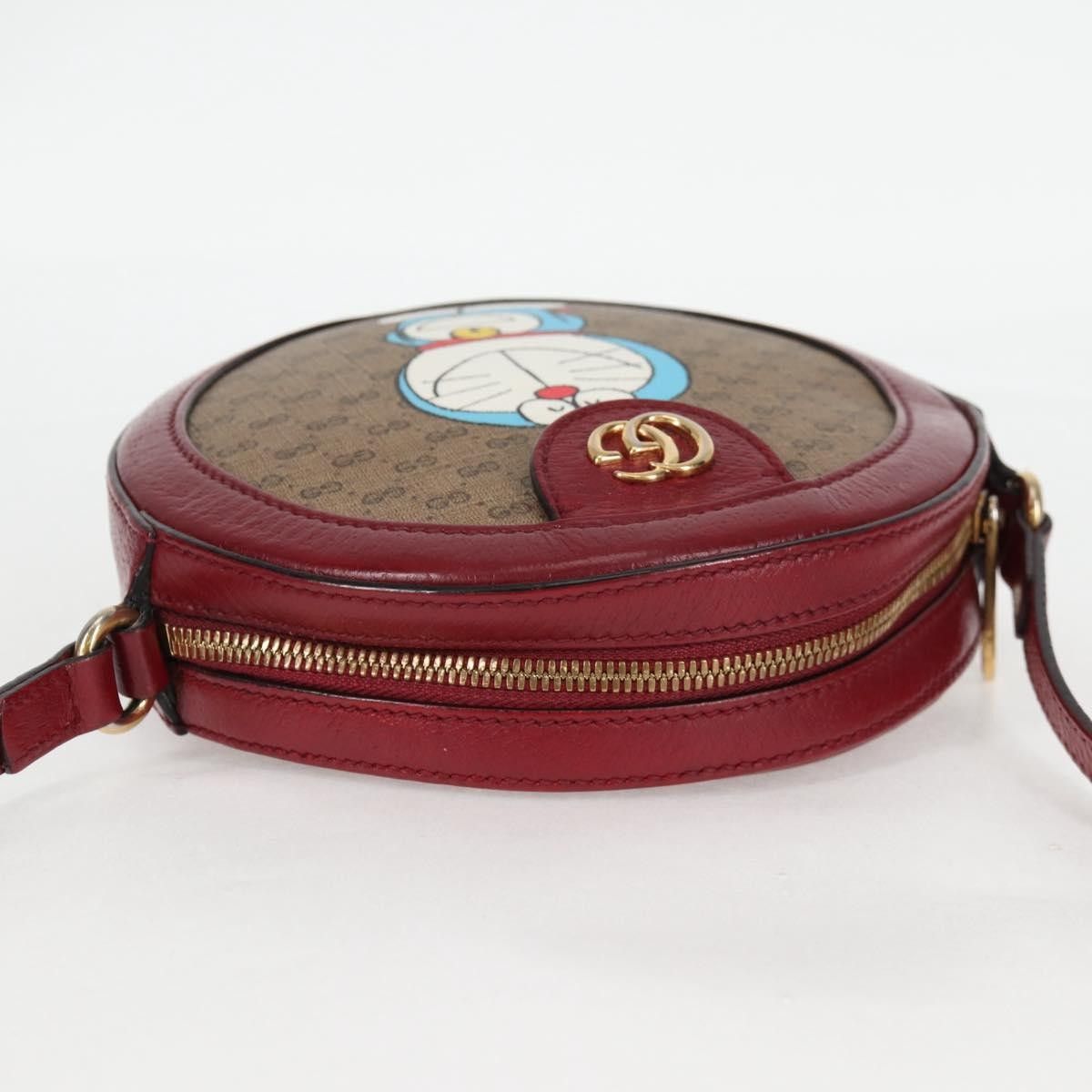 Gucci Gucci Doraemon Round Shoulder Bag Printed Mini GG Coated Canvas Size ONE SIZE - 17 Thumbnail