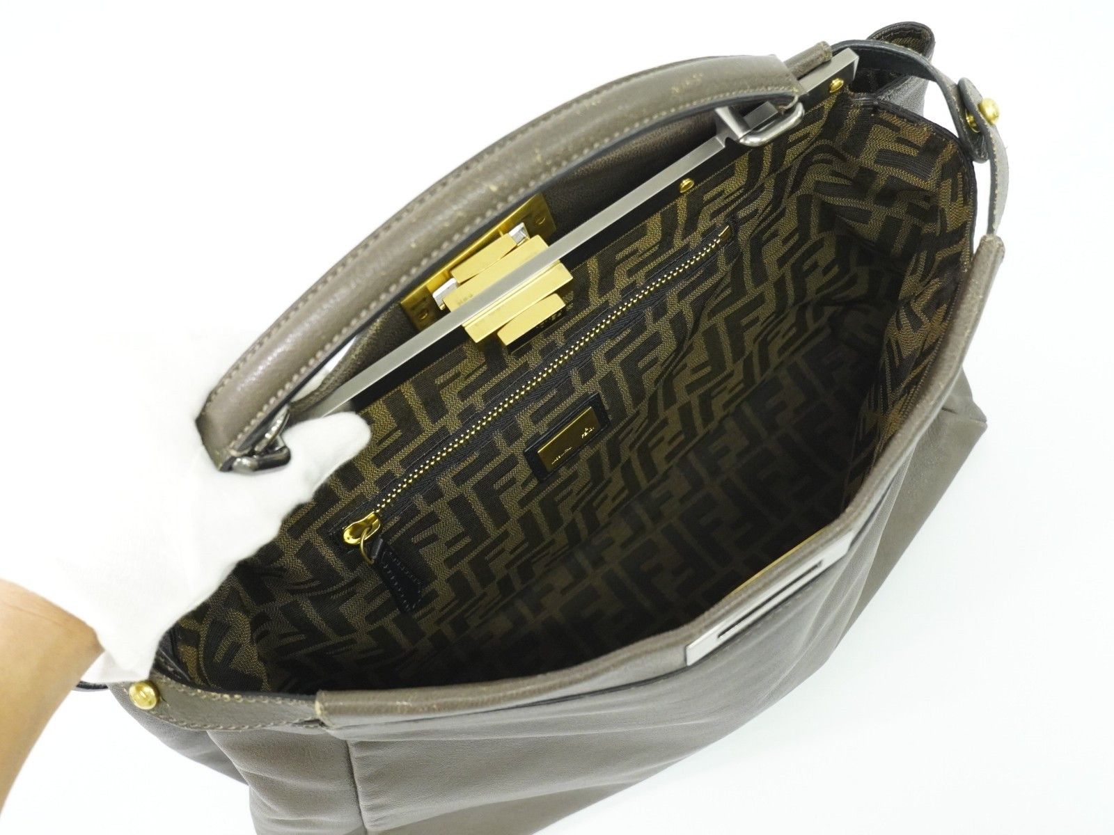 Fendi Fendi Peekaboo Bag Leather Size ONE SIZE - 4 Thumbnail