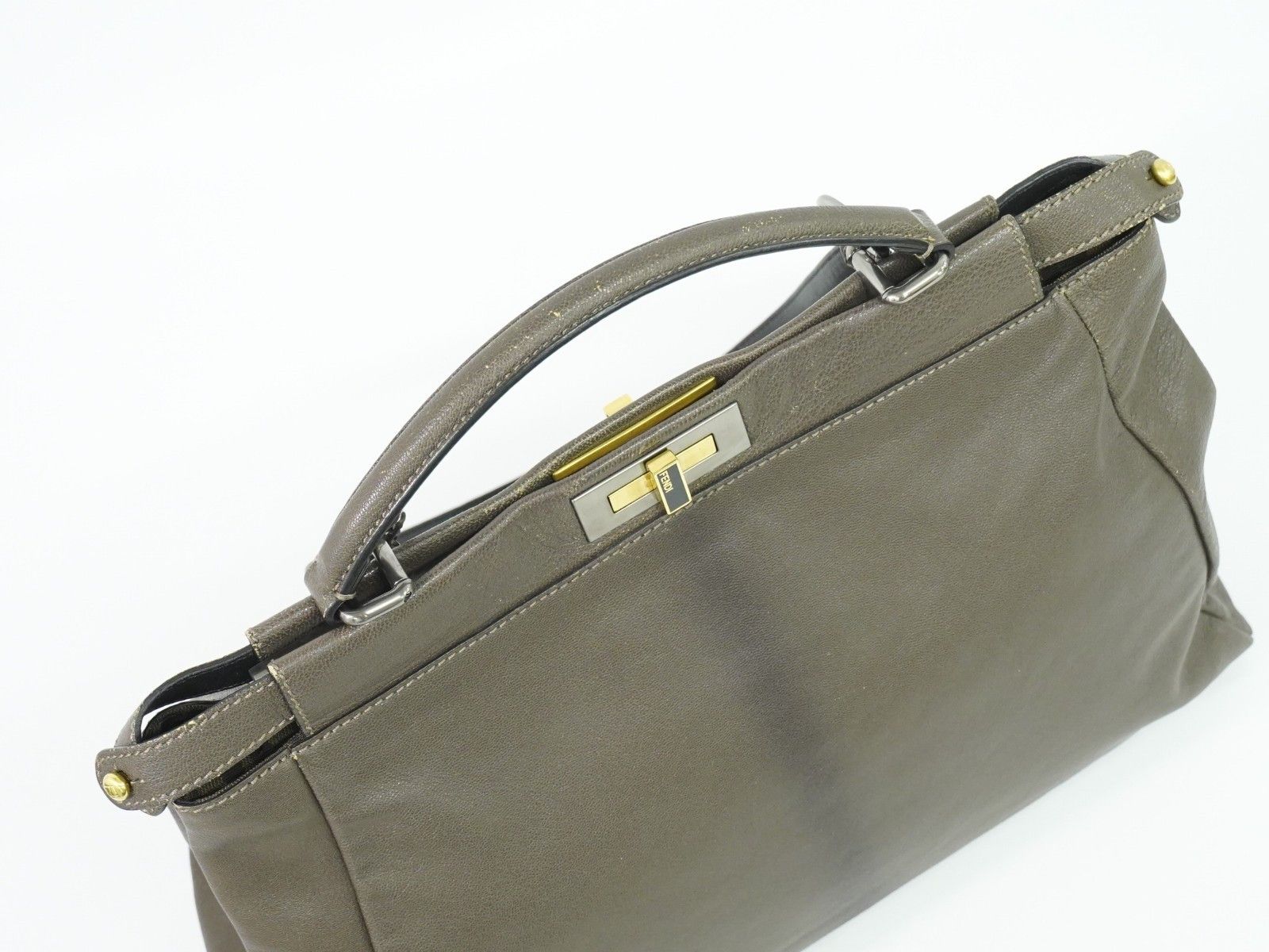 Fendi Fendi Peekaboo Bag Leather Size ONE SIZE - 7 Thumbnail