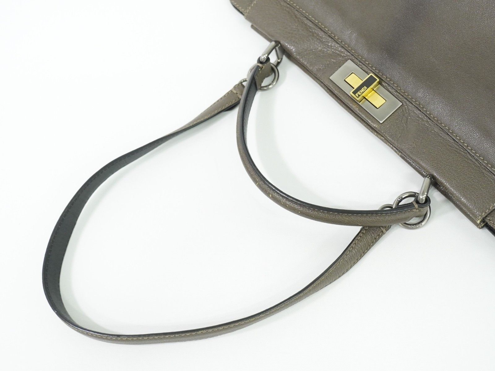Fendi Fendi Peekaboo Bag Leather Size ONE SIZE - 10 Thumbnail